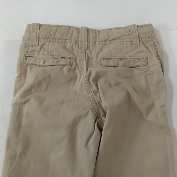 Old Navy Boys Beige Khaki Straight Adjustable Waist Casual Pants Size 5T - Picture 8 of 13